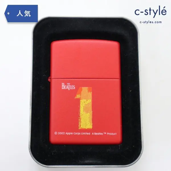 ZIPPO ジッポー THE BEATLES ”1” ビートルズ ライター レッド 喫煙具