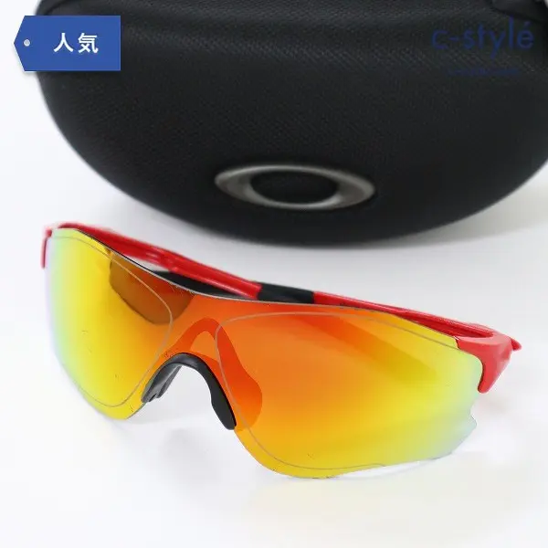 OAKLEY オークリー EV ZERO PATH OO9313-09 サングラス レッド ケース 箱付き イーブイゼロパス