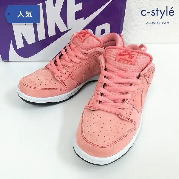 NIKE ナイキ SB DUNK LOW PRO PRM PINK PIG ピンクピッグ スニーカー 26cm ピンク CV1655-600 ダンクロウ