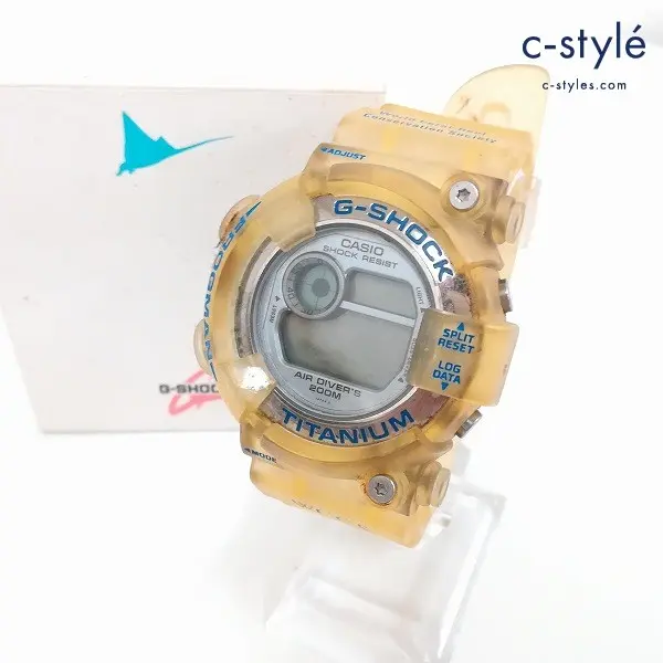 CASIO カシオ G-SHOCK ジーショック FROGMAN フロッグマン DW8201WC-2T W.C.C.S クリア  腕時計の買取金額(買取実績)