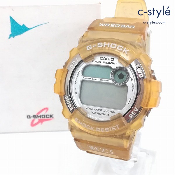 CASIO カシオ G-SHOCK ジーショック DW9600WC-7T W.C.C.S クリア 腕時計 世界サンゴ礁保護協会