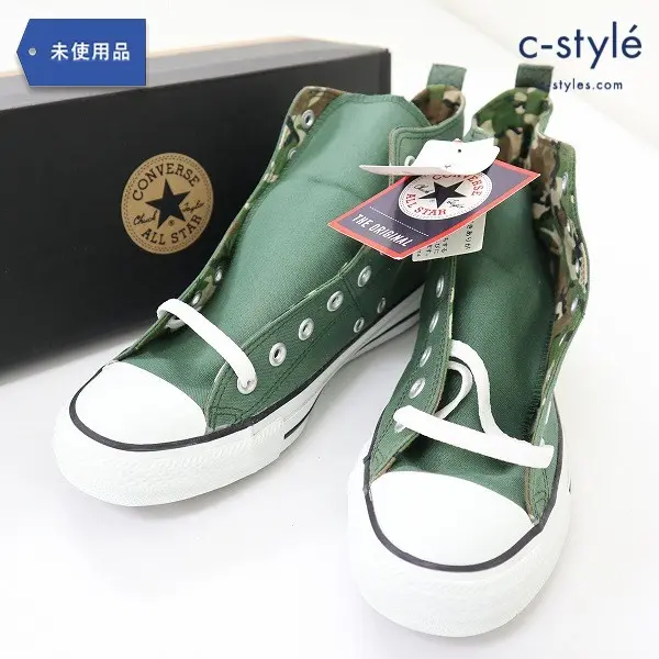 CONVERSE コンバース ALLSTAR オールスター CAMO-IN HI 1B128 スニーカー 26.5cm モスグリーン