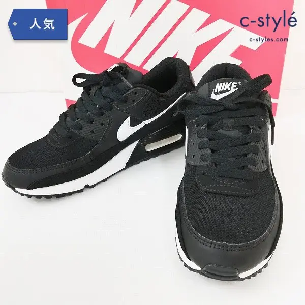 NIKE ナイキ W Air Max 90 エアマックス90 CQ2560-001 スニーカー 26.5cm ブラック×ホワイト ユニセックス