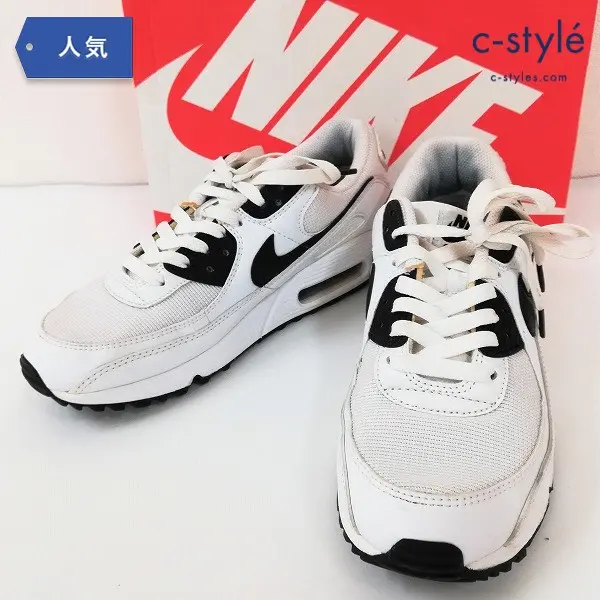 NIKE ナイキ W Air Max 90 エアマックス90 CT1028-103 スニーカー 26.5cm ホワイト×ブラック