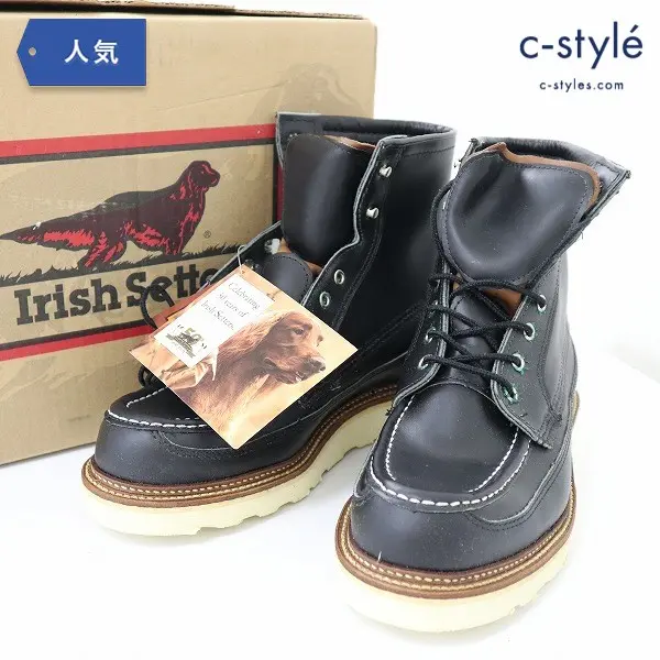 RED WING レッドウィング Irish Setter アイリッシュセッター ブーツ 8・1/2 ブラック