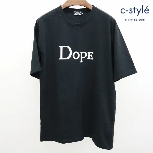 HYSTERIC GLAMOUR ヒステリックグラマー × 野口強 20SS Dope Tシャツ M ブラック 半袖 フロントロゴ