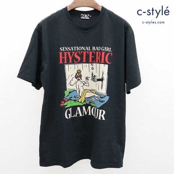 HYSTERIC GLAMOUR ヒステリックグラマー MISS HYSTERIC GARDEN Tシャツ 2021SS M ブラック 半袖 日本製