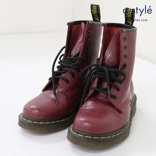 Dr.Martens 1460 8ホールブーツ 23cm ワインレッド