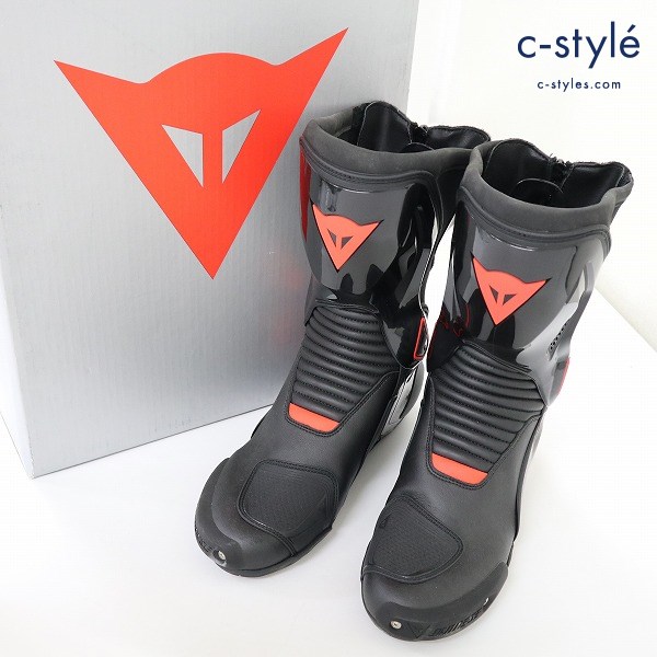 DAINESE ダイネーゼ COURSE D1 OUT BOOTS レザー ブーツ size42 ブラック バイカー プロテクト