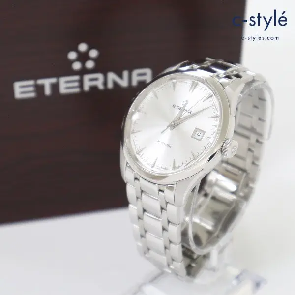 ETERNA エテルナ レガシーデイト 腕時計 クォーツ シルバー スイス製 2951 41 10 1700