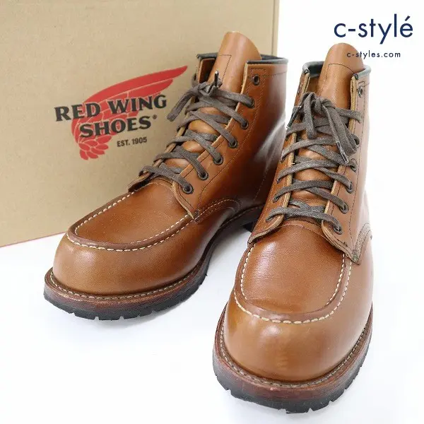 RED WING レッドウィング 09012-1 ベックマンブーツ 8・1/2D ブラウン ワークブーツ J. CREW MOC TOE USA