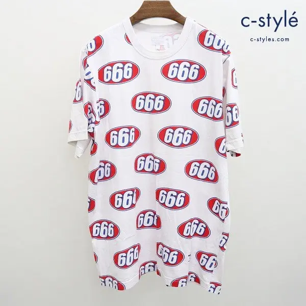 Supreme シュプリーム T-Shirt “666” Tシャツ L 白 ホワイト カットソー 半袖