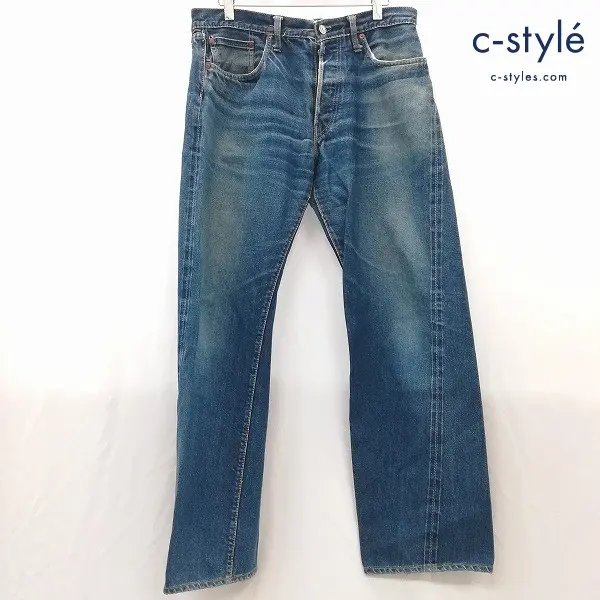 RESOLUTE リゾルト デニムパンツ 32 インディゴ Lot.711 ジーンズ 日本製 ボタンフライ セルビッチ