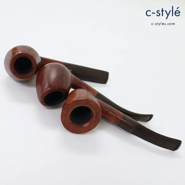 STANWELL スタンウェル パイプタバコ Flame Grain REGD.No.969-48 喫煙具 煙草 キセル 煙管 喫煙グッズ 計3点