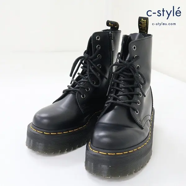 Dr.Martens ドクターマーチン JADON 8ホールブーツ UK5 23.5cm ブラック レザー 厚底 レディース