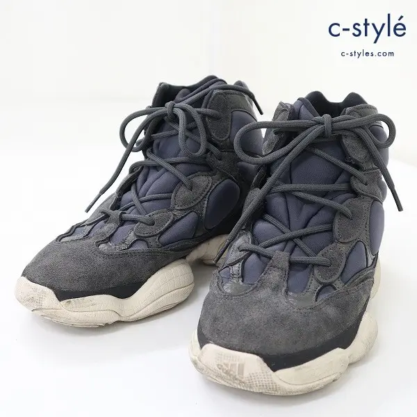 adidas アディダス YEEZY 500 HIGH SLATE FW4968 イージー ハイスレート スニーカー 27cm ネイビー系