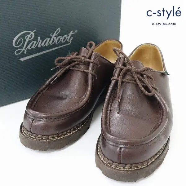 Paraboot パラブーツ 715612 ミカエル チロリアンシューズ 39.5 ダークブラウン フランス製