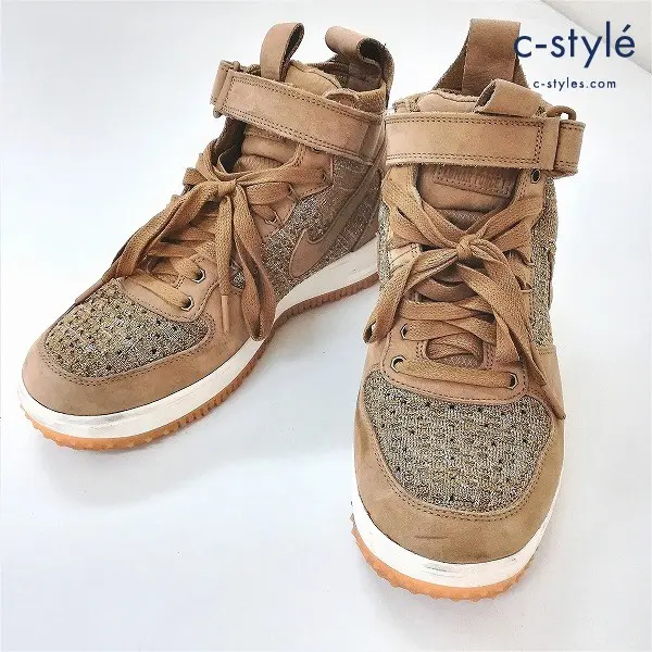 NIKE ナイキ LUNAR FORCE1 FLYKNIT WORK BOOT ルナフォース 27cm ゴールデンベージュ 855984-200