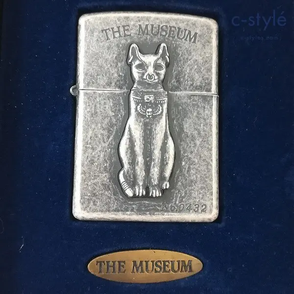 ZIPPO ジッポー THE MUSEUM エジプト バステト女神 ネコ シルバー 喫煙具 喫煙グッズ ライター