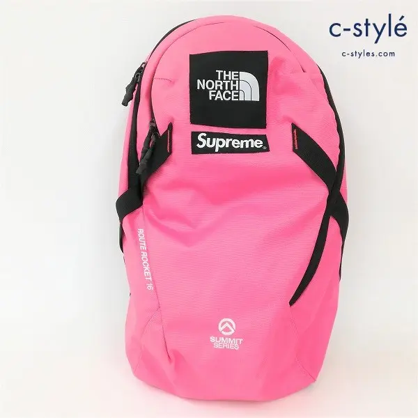 THE NORTH FACE × Supreme NM82126I ROUTE ROCKET BACKPACK バックパック リュック ピンク