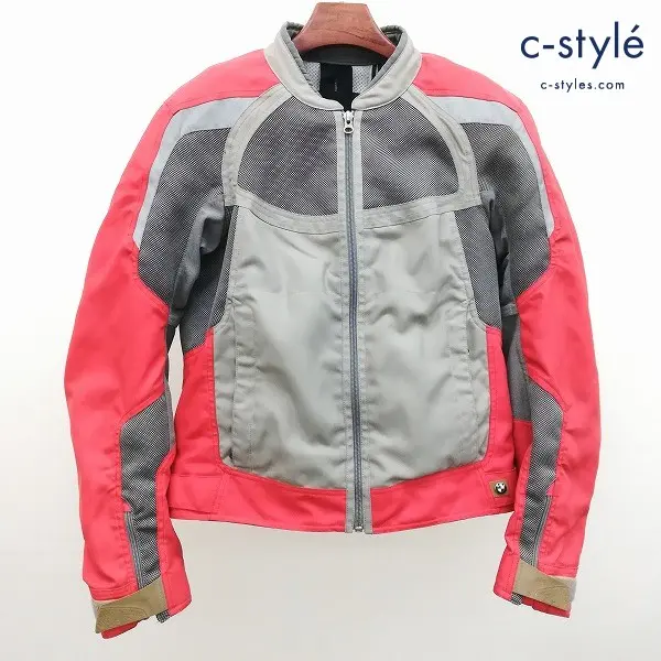 BMW Motorrad モトラッド Air Flow ジャケット 48 レッド×グレー 長袖 ジップアップ サマースーツ