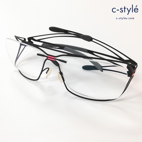 PARASITE パラサイト メガネ 眼鏡 MOLECULE × C51 ブラック×オレンジ フランス製 アイウェア