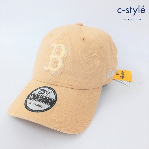 NEW ERA ニューエラ 9FORTY BTS × MLB Butter ボストン レッドソックス ベガスゴールド 帽子 キャップ