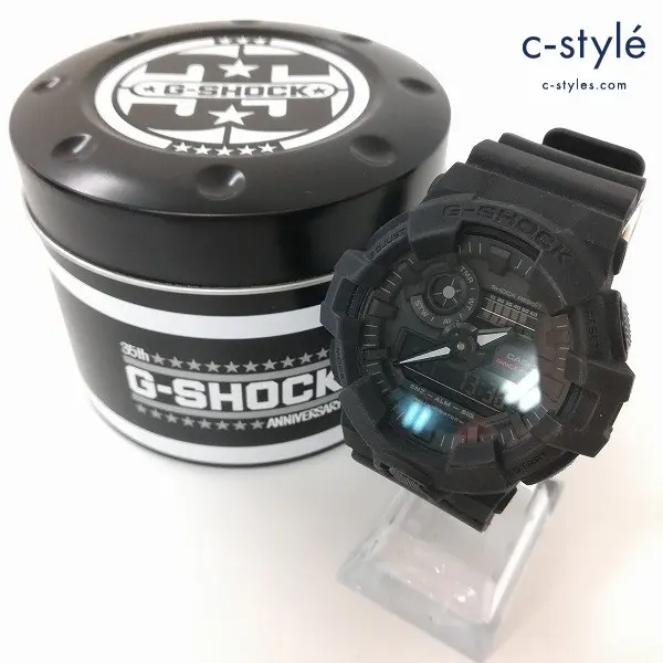 CASIO カシオ G-SHOCK 腕時計 35thアニバーサリーモデル GA-735A-1ADR ブラック