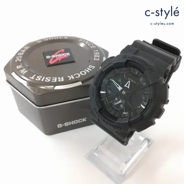 CASIO カシオ G-SHOCK 腕時計 ソリッドカラーズ GA-120BB-1AER ショックレジスト ブラック