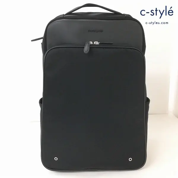 Samsonite サムソナイト Jet biz Back pack EXP リュック バックパック ブラック ナイロン レザー