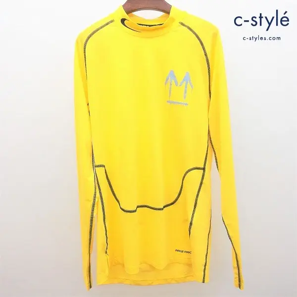 NIKE × OFF WHITE ナイキ オフホワイト SS20 DRI-FIT 長袖 ウェア XL イエロー CN5528-731