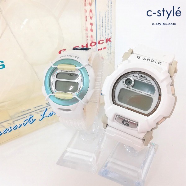 CASIO カシオ G-SHOCK Gショック ラバーズコレクション 1997 Lov97-2 ペアウォッチ 腕時計 ホワイト系