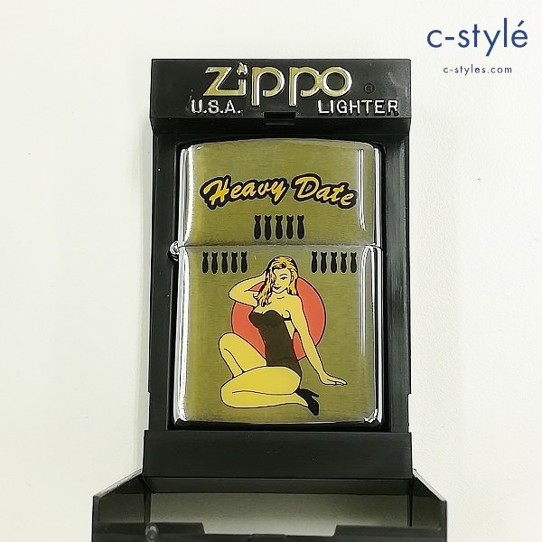 ZIPPO ジッポー アラ不思議？トリック セクシーガール 1995年製 シルバー系 ライター