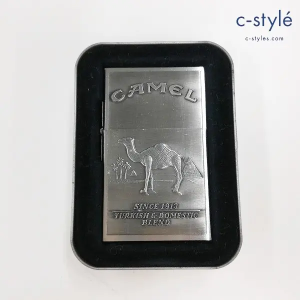 ZIPPO ジッポー ライター SINCE 1913 TURKISH ＆ DOMESTIC BLEND CAMEL シルバー キャメル