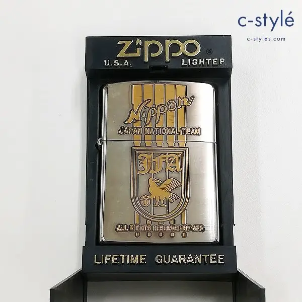 ZIPPO ジッポー ライターJFA サッカー 日本代表チーム 1993年製 シルバー