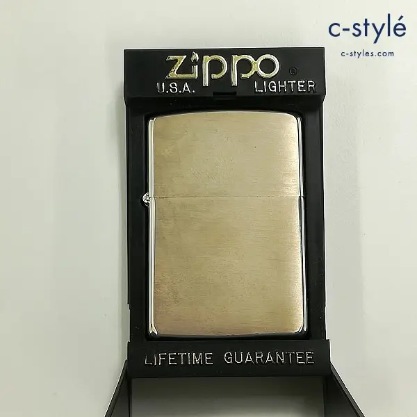 ZIPPO ジッポー ライター 1995年製 SILVER 10 ミクロン シルバー