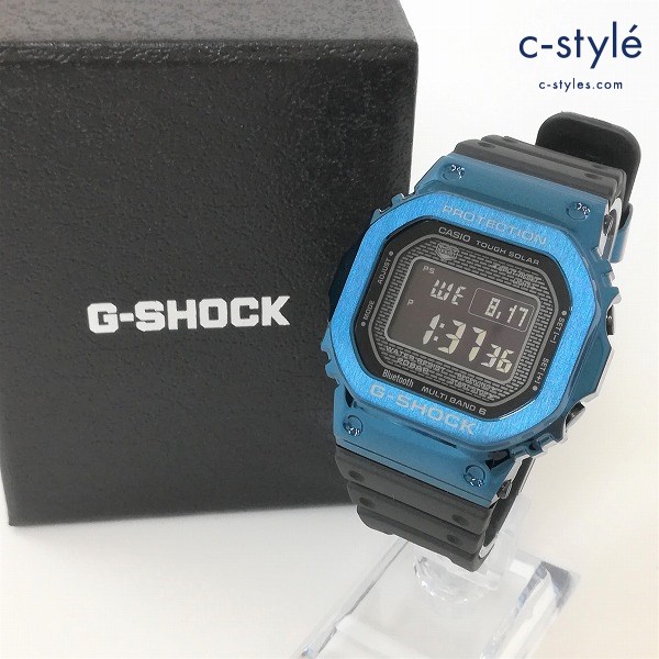 CASIO カシオ G-SHOCK Gショック GMW-B5000G-2JF 腕時計 ブルー×ブラック 日本製 腕時計