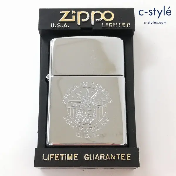 ZIPPO ジッポー STATUE OF LIBERTY 自由の女神 オイルライター シルバー 喫煙具 喫煙グッズ