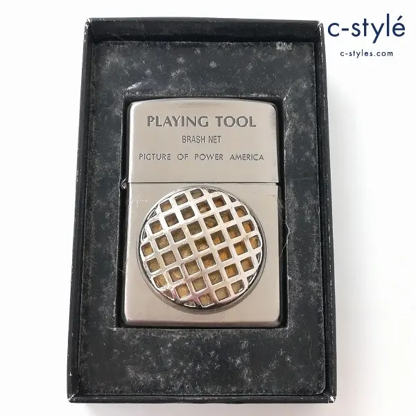ZIPPO ジッポー PLAYING TOOL BRUSH NET シルバー ライター 喫煙具 喫煙グッズ