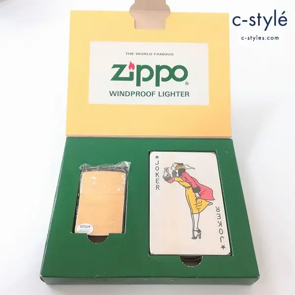 ZIPPO ジッポー outdoor sports WINDPROOF LIGHTER トランプ ゴールド 喫煙具 喫煙グッズ ライター