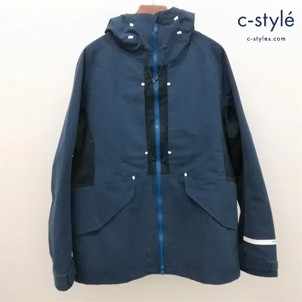 White Mountaineering SAITOS RAGLAN MOUNTAIN PARKA ラグランマウンテンパーカー 1 ネイビー 日本製