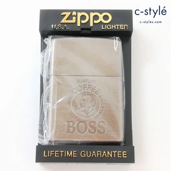 ZIPPO ジッポー SUNTORY サントリー COFFEE BOSS ライター シルバー 喫煙具