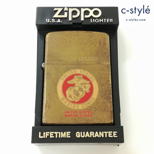 ZIPPO ジッポー U.S MARINE CORPS 1932-1990 ライター ゴールド 喫煙具 ミリタリー