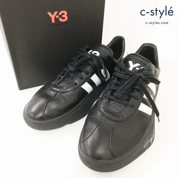 Y-3 ワイスリー TANGUTSU FOOTBALL スニーカー 26.5cm ブラック×ホワイト EF2616