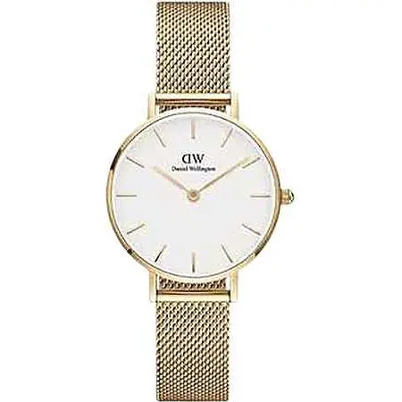 Daniel Wellington(ダニエルウェリントン) レディース Petite EVERGOLD 28 ホワイト DW00100350