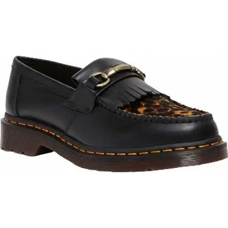 Dr.Martens(ドクターマーチン) ADRIAN SNAFFLE ローファー BLACK+MICROLEOPARD