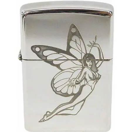 ZIPPO(ジッポー) ヒステリックグラマー スターリングシルバー バタフライ ガールデザイン