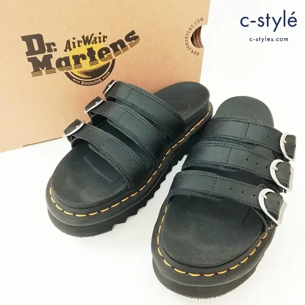 Dr.Martens ドクターマーチン WMS Blaire Slide サンダル UK4 ブラック 25456001 レディース