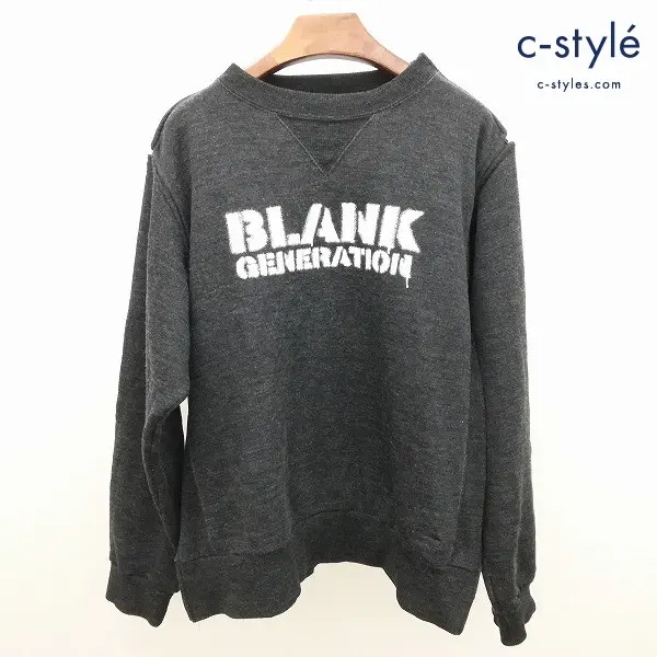 UNDERCOVER アンダーカバー BLANK GENERATION ウール クルーネック M ブラック系