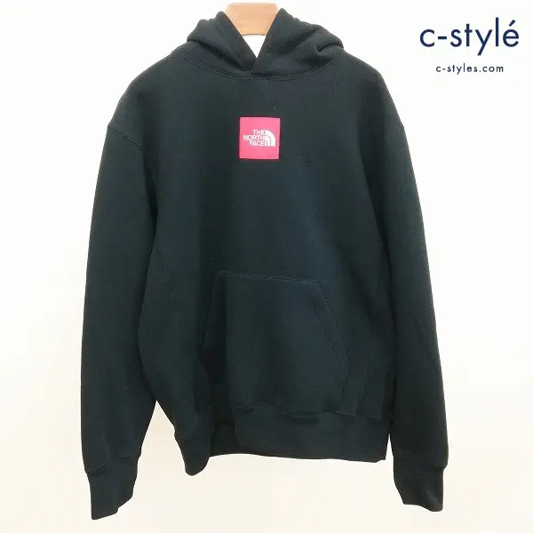 THE NORTH FACE ノースフェイス HEATHER LOGO HOODIE ヘザーロゴフーディー L ブラック NT11601R 長袖